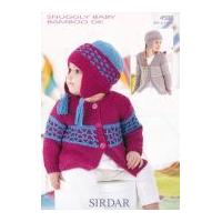 sirdar baby cardigans bonnets knitting pattern 4588 dk