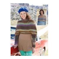 Sirdar Ladies Capes Montana Knitting Pattern 9642 DK