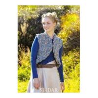 Sirdar Ladies Waistcoat Knitting Pattern 9600 Chunky