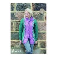 Sirdar Ladies Coat Knitting Pattern 7519 Chunky