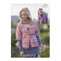 sirdar ladies cardigans knitting pattern 9333 chunky