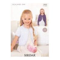 Sirdar Girls Boleros Soukie Knitting Pattern 2432 DK