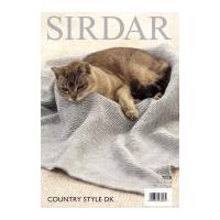 Sirdar Fish Pattern & Garter Stitch Cat Blankets Country Style Knitting Pattern 7828 DK