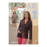 Sirdar Ladies Cardigans Caboodle Knitting Pattern 7844 Chunky