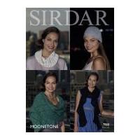 Sirdar Ladies Hat, Snood, Wrap & Scarf Moonstone Knitting Pattern 7860