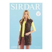 Sirdar Ladies Waistcoat Caboodle Knitting Pattern 7892 Chunky