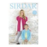 Sirdar Ladies & Girls Cardigans Touch Knitting Pattern 7920