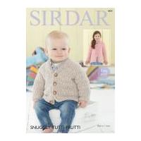 Sirdar Baby & Childrens Cardigans Tutti Frutti Knitting Pattern 4692