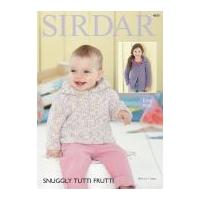 Sirdar Baby & Girls Hooded Cardigan & Sweater Tutti Frutti Knitting Pattern 4693