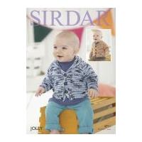 Sirdar Baby Cardigans Jolly Knitting Pattern 4711 DK