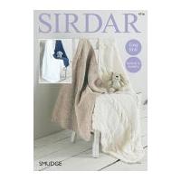 Sirdar Home Blankets Smudge Knitting Pattern 4716 Chunky
