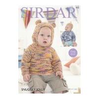 Sirdar Baby Sweaters Jolly Knitting Pattern 4722 DK