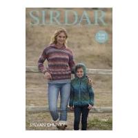 sirdar girls ladies cardigan sweater sylvan knitting pattern 7787 chun ...