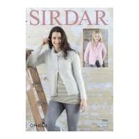 Sirdar Girls & Ladies Cardigans Ophelia Knitting Pattern 7791 Chunky