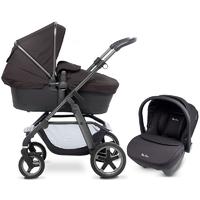 Silver Cross Pioneer Graphite/Black with FREE Black Car Seat