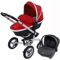 Silver Cross Surf 2 Travel System Silver/Chilli