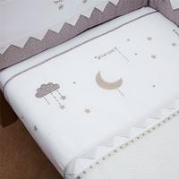 Silver Cross Coverlet To The Moon & Back