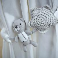 Silver Cross Wish Upon A Star Curtain Tie Backs