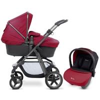 silver cross pioneer graphitevintage red travel system