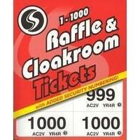 Silvine Cloakroom Ticket 1-1000 1000-T