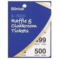 Silvine Cloakroom Ticket 1-500 5555