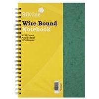 Silvine Wirebound Notebook A4 96 Leaf Ruled Feint SPA4