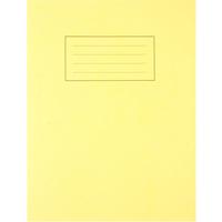 Silvine 9 x 7 Exercise Books Feint and Margin Yellow EX103