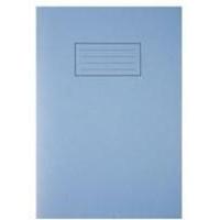 Silvine A4 Exercise Book 80 Pages Plain Blue EX114