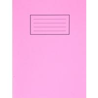 Silvine 9 x 7 Exercise Books Plain Pink EX112