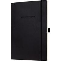 Sigel Conceptum Notebook Lined 135x210x13mm Black CO222