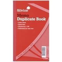 Silvine Duplicate Book 8.25x5 inches Memo 601