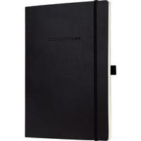 Sigel Conceptum Notebook Lined 187x270x13mm Black CO212