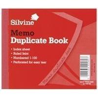 Silvine Duplicate Book 4x5 inches Memo 603