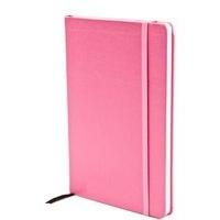 Silvine Premium Soft Elasticated Notebook A5 Pink