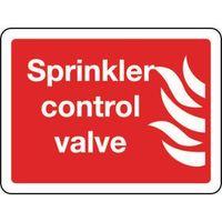 SIGN SPRINKLER CONTROL VALVE 200 X 150 POLYCARB