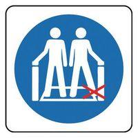 SIGN ESCALATOR SYMBOL 100X100 POLYCARBONATE