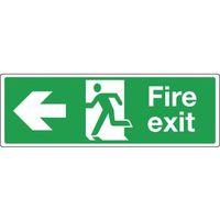 SIGN FIRE EXIT ARROW RIGHT 1200 X 400 FOAMEX