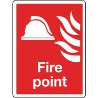 SIGN FIRE POINT 150 X 200 ALUMINIUM