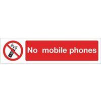 SIGN NO MOBILE PHONES - -