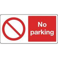 SIGN NO PARKING - -