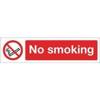 SIGN NO SMOKING - -