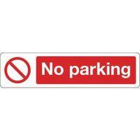 SIGN NO PARKING - -