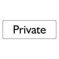 sign private 200x75 vinyl