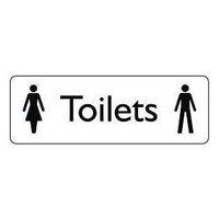 sign unisex toilet 200x75 vinyl