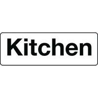 sign kitchen self adhesive vinyl 300 x 100