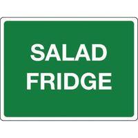 SIGN SALAD FRIDGE SELF-ADHESIVE VINYL 400 x 300