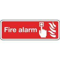 sign fire alarm 300 x 100 polycarb