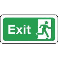 SIGN EXIT 200 X 100 POLYCARB