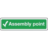 SIGN ASSEMBLY POINT 450 X 150 POLYCARB