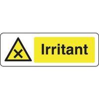 SIGN IRRITANT 300 X 100 POLYCARB